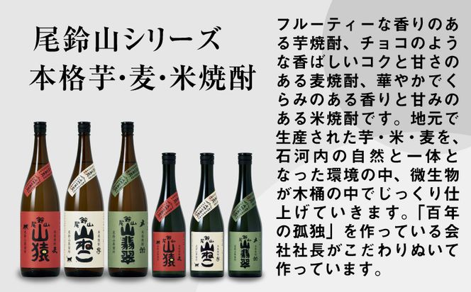 木城町　尾鈴山蒸留所　焼酎（山シリーズ）・OSUZUGIN商品券　5,000円分 K09_0060