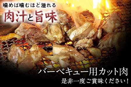 天草大王 バーベキュー用カット肉 1kg 熊本県産 【幻の地鶏】長洲町 もも肉 むね肉《60日以内に出荷予定(土日祝除く)》---dn_fasodbbq_60d_r7_13000_1kg---