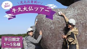 地上20ｍ 牛久大仏 足元 お身拭い 体験 ツアー ※ 平日限定 ※ （ 5名様まで ） 貸切 参加券 体験チケット 観光 ふるさと納税限定 [DR004us]