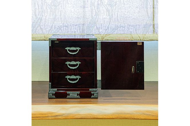 仙台箪笥 舟箪笥 木地呂漆塗り|06_kyk-240101