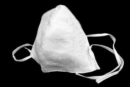 丹後ちりめんマスク「Lサイズ」-白色 AM00110