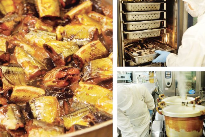 金のさんま 4切×3パック [斉吉商店 宮城県 気仙沼市 20564039] 魚介類 魚 さんま サンマ 秋刀魚 煮魚 醤油味 惣菜 おかず 弁当 茶漬け 時短 レンジ パック 冷蔵 郷土料理 支援 事業者支援 