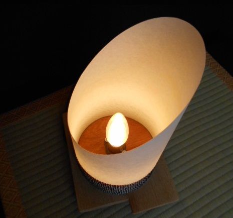 020C111 着物生地で作ったおしゃれな行灯（あんどん） 松竹梅