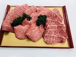 厳選雌牛！A4以上京丹波姫牛希少部位焼肉3種盛り(ミスジ・トモサンカク・イチボ・ハネシタの中からいずれかの3種になります)