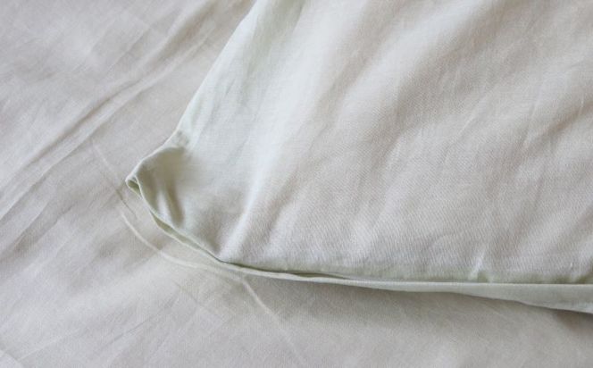 HB072　一重ガーゼやさしい和晒掛けふとんカバー　シングルサイズ　グリーン
