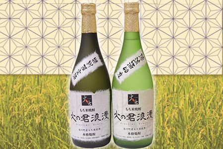 もち米焼酎「火の君浪漫」2本セット 720ml×2本 40度 熊本県氷川町産 道の駅竜北《60日以内に出荷予定(土日祝を除く)》---sh_miciroman_60d_21_19000_1440ml---