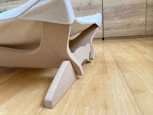 【リアルダウン使用】 プレミアム ハンモックタイプの 羽毛ペットベッド 天然鉱石配合 犬や猫が喜ぶ！ H162-035