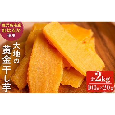 大地の黄金干し芋 計2kg(100g×20袋) b0-177