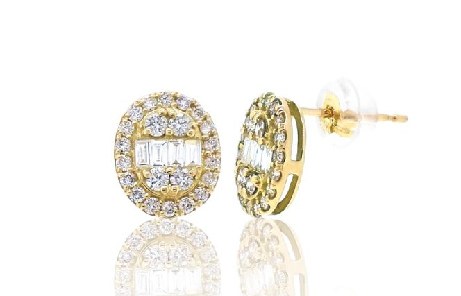 J021-4 アルカンシェル K18YGダイヤピアス（計 0.5ct）【鑑別書付き ジュエリー プレゼント ギフト ファッション アクセサリー 贈り物 贈答 お祝い 記念日】