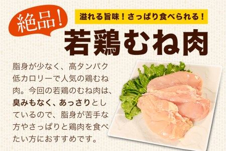 熊本県産 若鶏むね肉 約2kg×2袋 たっぷり大満足！計4kg！《1月中旬-2月末頃出荷予定》---fn_ftrmune_r7_11000_4kg_bc1---