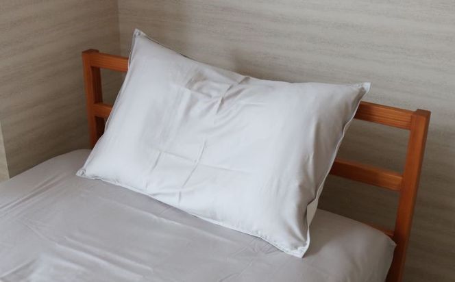 HB047 コットンサテンさらっとピロケース　【グレー】