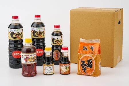 九州醤油万両の味噌醤油詰合せ(D-2) 【JAS 甘口 さしみ うまいっす 本醸造 たまご しろみそ】(H016141)