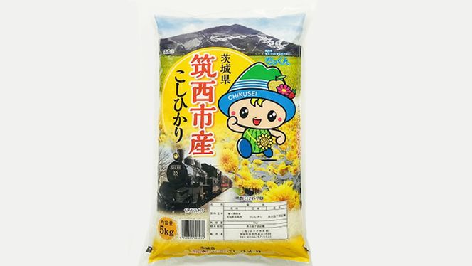 茨城県 筑西市産 コシヒカリ 5kg 三ツ星 マイスター 米 コメ こしひかり 単一米 精米 [CH003ci]