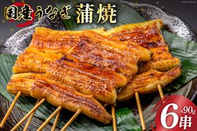 国産 うなぎ蒲焼 90g×6 有機原材料使用 たれ & 山椒 付 [フーズ・ユー綱正 静岡県 吉田町 22424015] うなぎ 鰻 ウナギ 蒲焼 かばやき 本半串 冷凍 うな重 ひつまぶし タレ 丑の日 土用の丑の日 寒の丑の日