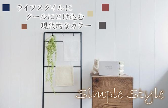 099H1538 ふんわりやさしいモノトーンタオル（ピスタチオ3枚 ホワイト2枚）【泉州タオル 国産 吸水 普段使い シンプル 日用品】