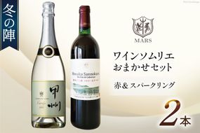 ワイン 赤 スパークリング おまかせ マルスワイン2本セット ～冬の陣～ / 本坊酒造 マルス穂坂ワイナリー / 山梨県 韮崎市 [20742335] 赤ワイン スパークリングワイン 長期熟成 冬のワイン シャトーマルス