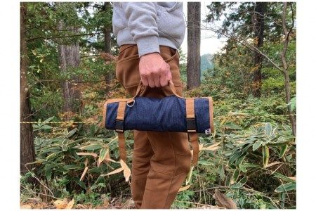 【アウトドア　トーチ作りセット】ブッシュクラフト　クラフトハンドル+兼用ビット+ドリルロールバッグセット