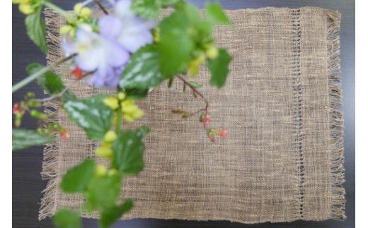 さをり織り テーブルマット 2枚《築上町》【(有)とよべ呉服店】[ABBL001]