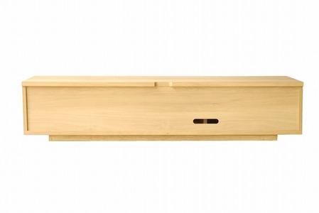 ルーデ 165TVボード ナチュラル 【テレビボード テレビ台 ローボード リビング 開梱設置 梱包材引き取り AV機器 インテリア 完成品】(H062234)