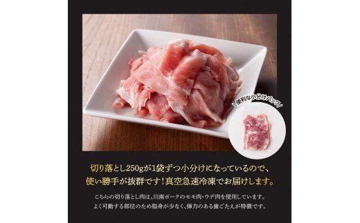 川南ポーク豚肉切り落とし2.25kg（250g×9袋） 【 豚肉 豚 肉 切落し 九州産 国産 宮崎県産 切り落し 】 [E5016]