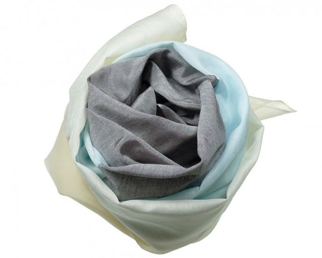 富士桜工房コットン×シルクストール SURURI (シーサイド)スルリと滑るようなサラサラ質感！ FAA4041