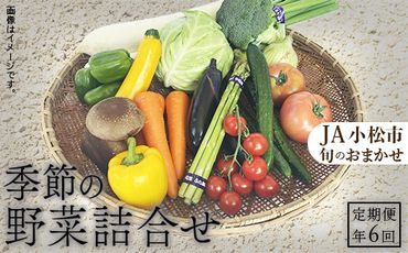 《JA小松市 定期便６ヶ月》季節の野菜詰合せ 054003