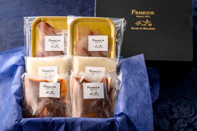 フレンチ気分！カルパッチョ・スープ・和牛シチューのセット【FRANCEYA】_HA1482