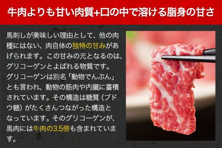 熊本特産馬刺し 馬刺し3種の盛り合わせ【特選霜降り馬刺し80g/ロース馬刺し80g/赤身馬刺し80g×2】+タレ100ml付き《30日以内に出荷予定(土日祝除く)》---mna_fj3set02_30d_r7_23000_320g---