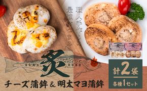 蒲鉾 笹かま 炙り蒲鉾セット 2種 計2袋 徳永蒲鉾店《30日以内に出荷予定(土日祝除く)》蒲鉾 さつま揚げ 揚げ物 練り物 おつまみ 海鮮 ビール に合う ギフト お土産 チーズ めんたいこ 国産 真空 魚 おかず 弁当 惣菜 アウトドア BBQ かまぼこ 小分け---sn_ctokuabch_30d_r7_9500_2p----