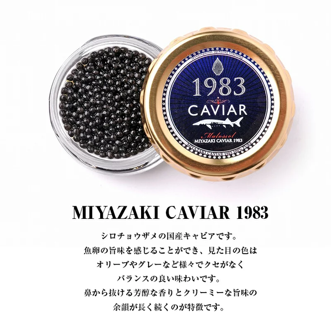 MIYAZAKI CAVIAR 1983 12g　N027-ZB615