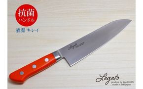 H20-34 レガート 抗菌ハンドル 三徳包丁 180mm