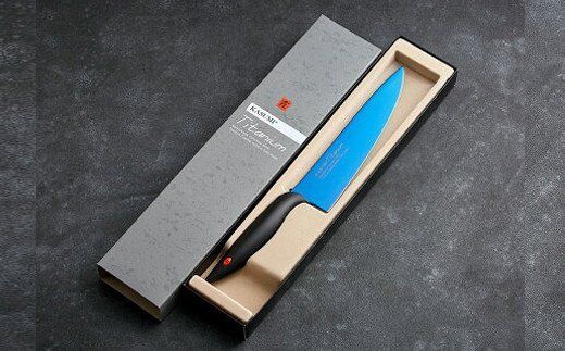 H37-02 【霞 KASUMI】チタンコーティング 剣型包丁