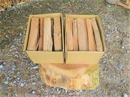 1B13「きこりの薪」B金時山セット　ミックス広葉樹