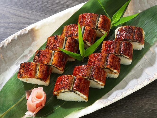 627.国産炙り鰻棒寿司1本と肝吸い2人前セット(A627-2)