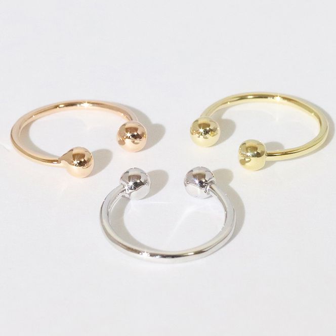 K10　 丸玉イヤーカフ　BQ-48