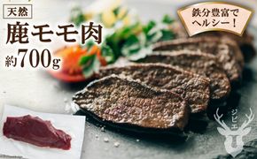 鹿モモ肉 約700g [日添 熊本県 五木村 51120228] ジビエ 紅葉 もみじ 低カロリー 熊本県 五木村 特産