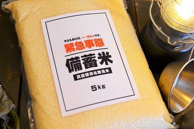 備えあれば“へーきなん”です 備蓄米 5kg 無洗米 真空パック 備蓄食 長期 食べられるお守り H056-080