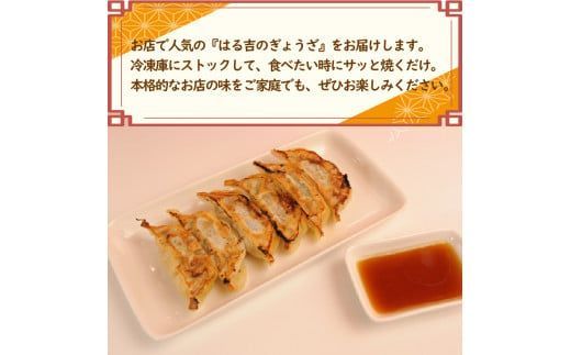 麺屋はる吉 冷凍ぎょうざオリジナル 40個入×2袋 ( 加工品 餃子 ぎょうざ 豚肉 鶏肉 玉ねぎ )【082-0004】