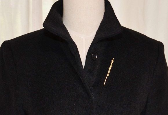 K18　フルートブローチ　BO-7