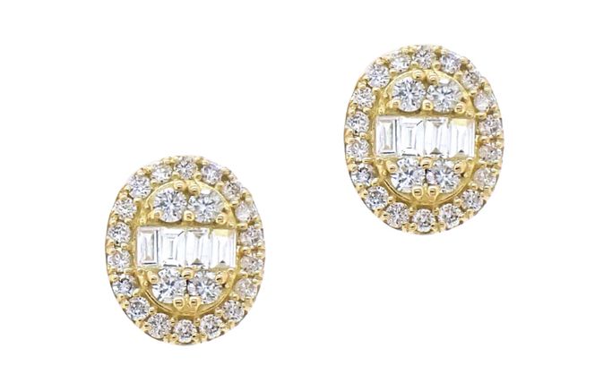 J021-4 アルカンシェル K18YGダイヤピアス（計 0.5ct）【鑑別書付き ジュエリー プレゼント ギフト ファッション アクセサリー 贈り物 贈答 お祝い 記念日】