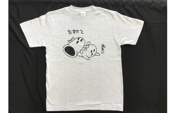 総社ぐるぐる古墳部オリジナルＴシャツ　ハニワＴシャツ010-026