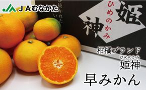 JAむなかたブランド姫神「早味かん」3kg【JAほたるの里】_HA0886