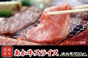 熊本県産 あか牛 焼き肉用 900g 《120日以内に出荷予定(土日祝除く)》肉のみやべ---mifune_myb_6_900g---
