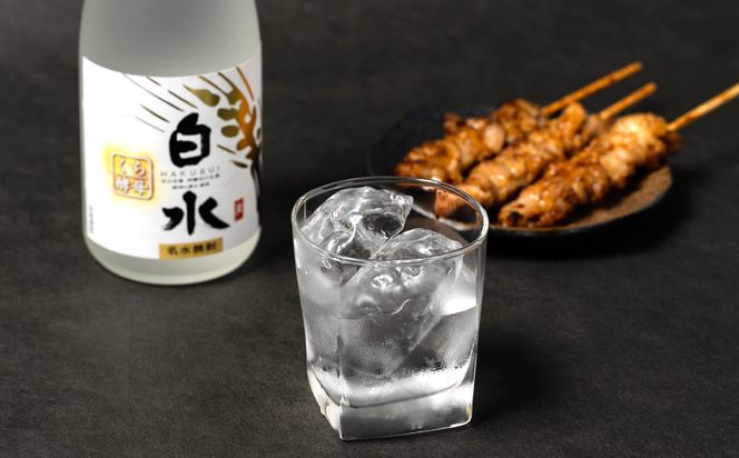 八代不知火蔵 白水 蔵酵母 720ml 6本 麦焼酎 むぎ焼酎 焼酎 はくすい 酒 本格焼酎 乙類 25度 蒸留酒 独自の酵母
