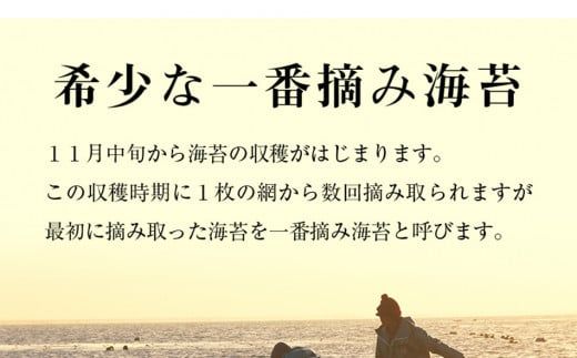 福岡有明海産　一番摘み 味海苔 20個入り