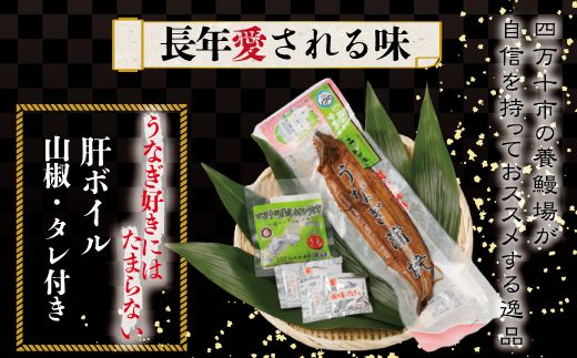 R5-006．四万十川優化イオンうなぎ蒲焼2尾（ボイル肝、たれ付き）