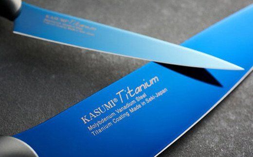 H23-01 【霞 KASUMI】チタンコーティング ペティナイフ 