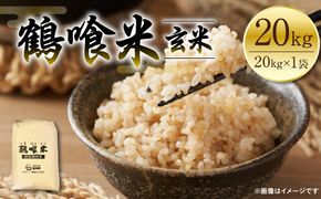 【令和6年産】 鶴喰米 玄米20kg くまさんの輝き 米 精米 白米 熊本県産 国産