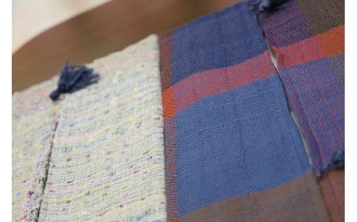 さをり織り ティッシュケース 1枚《築上町》【(有)とよべ呉服店】[ABBL002]