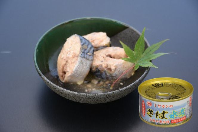缶詰 三陸の海から ミヤカンのさば水煮・味噌煮セット 各175g×3缶 計6缶 [ミヤカン 宮城県 気仙沼市 20564174] 魚介 魚貝 缶詰 青魚 鯖 さば サバ 水煮 味噌煮 みそ煮 無添加 贈り物 手土産